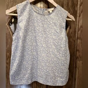 GAP Cotton Floral Tank Top Blouse XSMALL